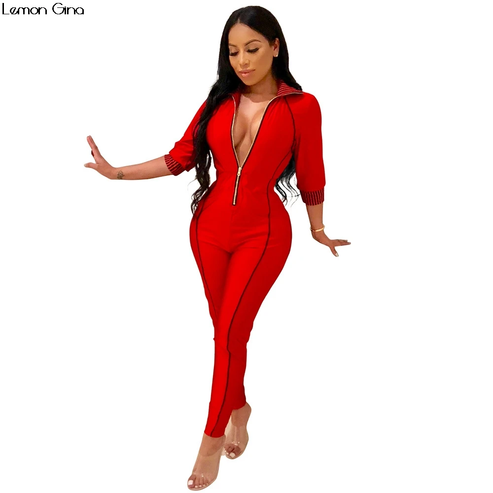 YM-8277 2018 Autumn Winter women Overalls Jumpsuits Zip Turn-collar Full Sleeve Outfit playsuits sexy fashion Bandage rompers
YM-8277 2018 Autumn Winter women Overalls Jumpsuits Zip Turn-collar Full Sleeve Outfit playsuits sexy fashion Bandage rompers