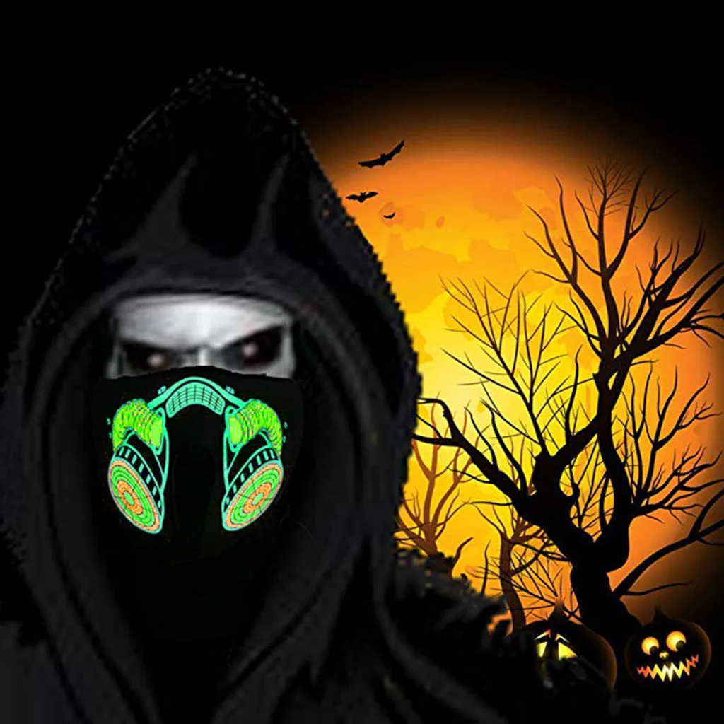 Party Voice-activated Music Mask LED Masks Clothing Big Terror Masks Cold Light Party Masks
Party Voice-activated Music Mask LED Masks Clothing Big Terror Masks Cold Light Party Masks