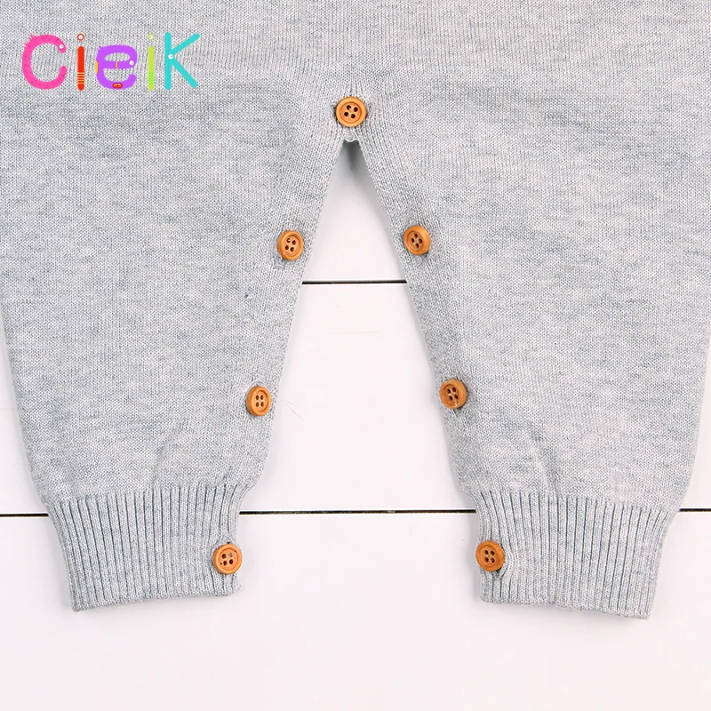 CieiK 2018 Spring New 2pcslot Baby Romper Cap Set Newborn Boys Girl Warm Coverall Infant Hat Jumpsuit Winter Clothes Outwear (11)