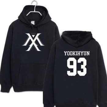 Fashion autumn winter kpop monsta x member name printing black white hoodies men women fleece pulllover sweatshirt
Fashion autumn winter kpop monsta x member name printing black white hoodies men women fleece pulllover sweatshirt