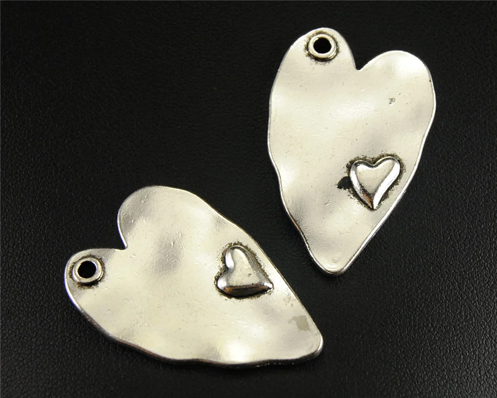 5Pcs Antique Silver Heart Blank Stamping Tag Zinc Alloy Bracelet Necklace Jewelry Making Handmade DIY 38x24mm A788
5Pcs Antique Silver Heart Blank Stamping Tag Zinc Alloy Bracelet Necklace Jewelry Making Handmade DIY 38x24mm A788