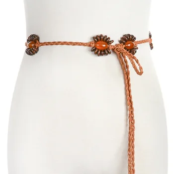 Bohemian Weave Rope Belt For Women Boho Hand Made Personality Beads Lady Creative Design Waist Belts Cinturon Mujer BZ62
Bohemian Weave Rope Belt For Women Boho Hand Made Personality Beads Lady Creative Design Waist Belts Cinturon Mujer BZ62