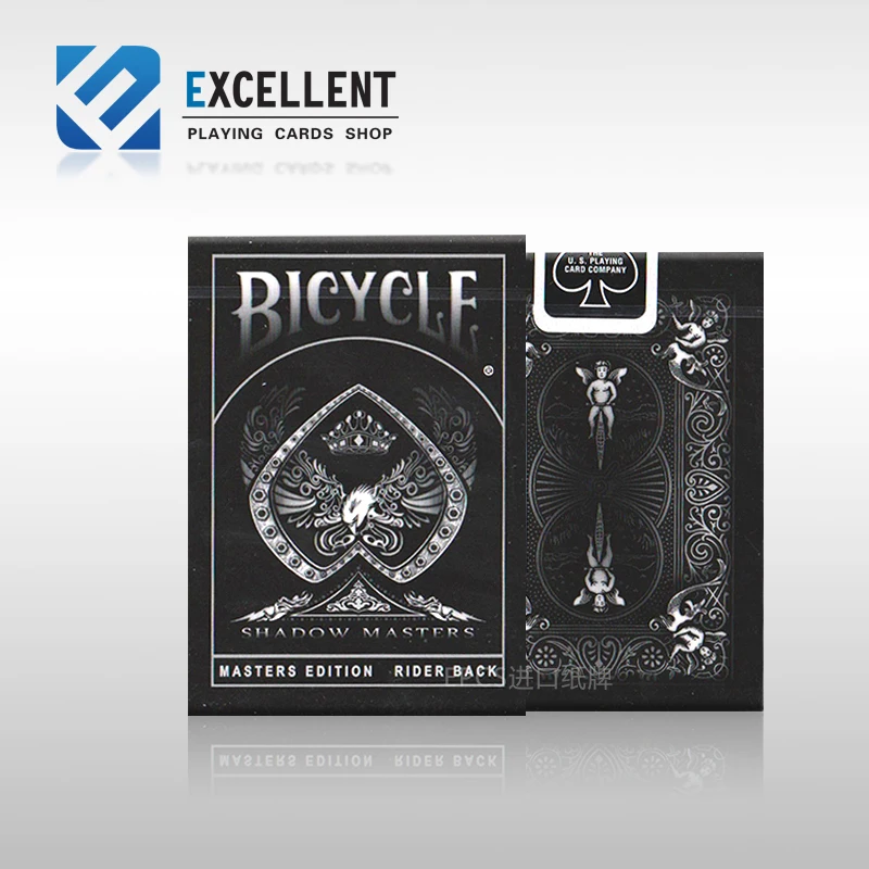 Hot Sale New Poker Shadow Master Bicycle Magic playing cards Black Deck Playing Magic Props Tricks
Hot Sale New Poker Shadow Master Bicycle Magic playing cards Black Deck Playing Magic Props Tricks