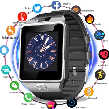 Smart Watch DZ09 Phone With Camera Sim TF Card Android Bluetooth SmartWatch Phone Call Bracelet Watch for Android 2019 Men Women
Smart Watch DZ09 Phone With Camera Sim TF Card Android Bluetooth SmartWatch Phone Call Bracelet Watch for Android 2019 Men Women