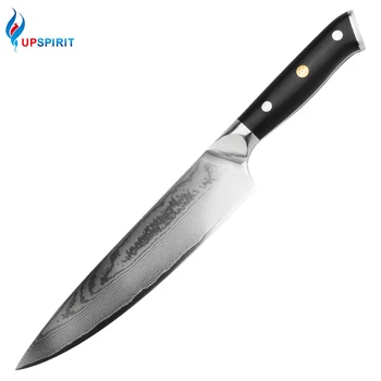 Upspirit 8" Damascus Stainless Steel Chef Knife VG10 Kitchen Knife Durable Vegetable Meat Cleaver Household Cutlery Kitchen Tool
Upspirit 8" Damascus Stainless Steel Chef Knife VG10 Kitchen Knife Durable Vegetable Meat Cleaver Household Cutlery Kitchen Tool