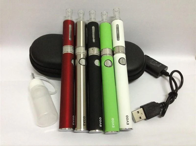Electronic Cigarette eVod Starter Kit with MT3 Atomizer 650/900/1100mAh Evod Battery Zipper Case Vape Vaporizer Pen Kit eCigs