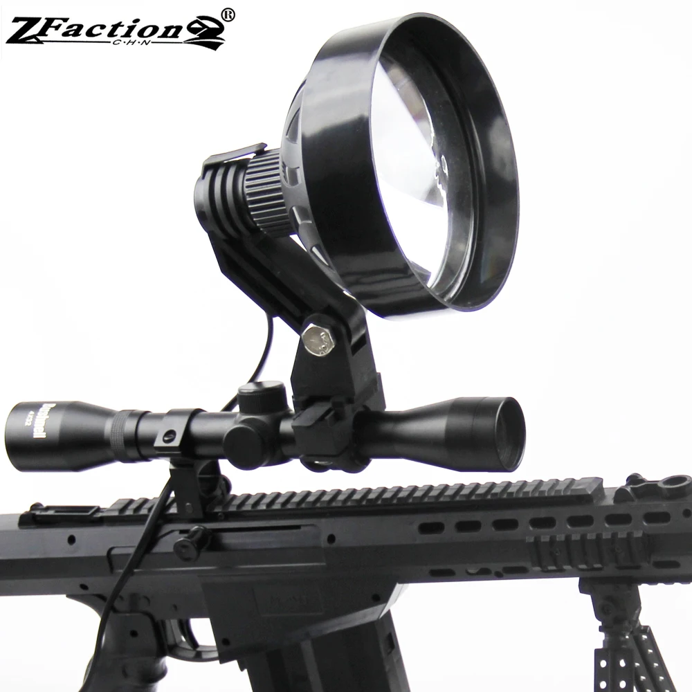 6" 150MM 12V 100W Halogen Portable Lantern Rifle Mounted Spotlight Gun light Spot or Flood Adjustable Scope mounted torches
6" 150MM 12V 100W Halogen Portable Lantern Rifle Mounted Spotlight Gun light Spot or Flood Adjustable Scope mounted torches