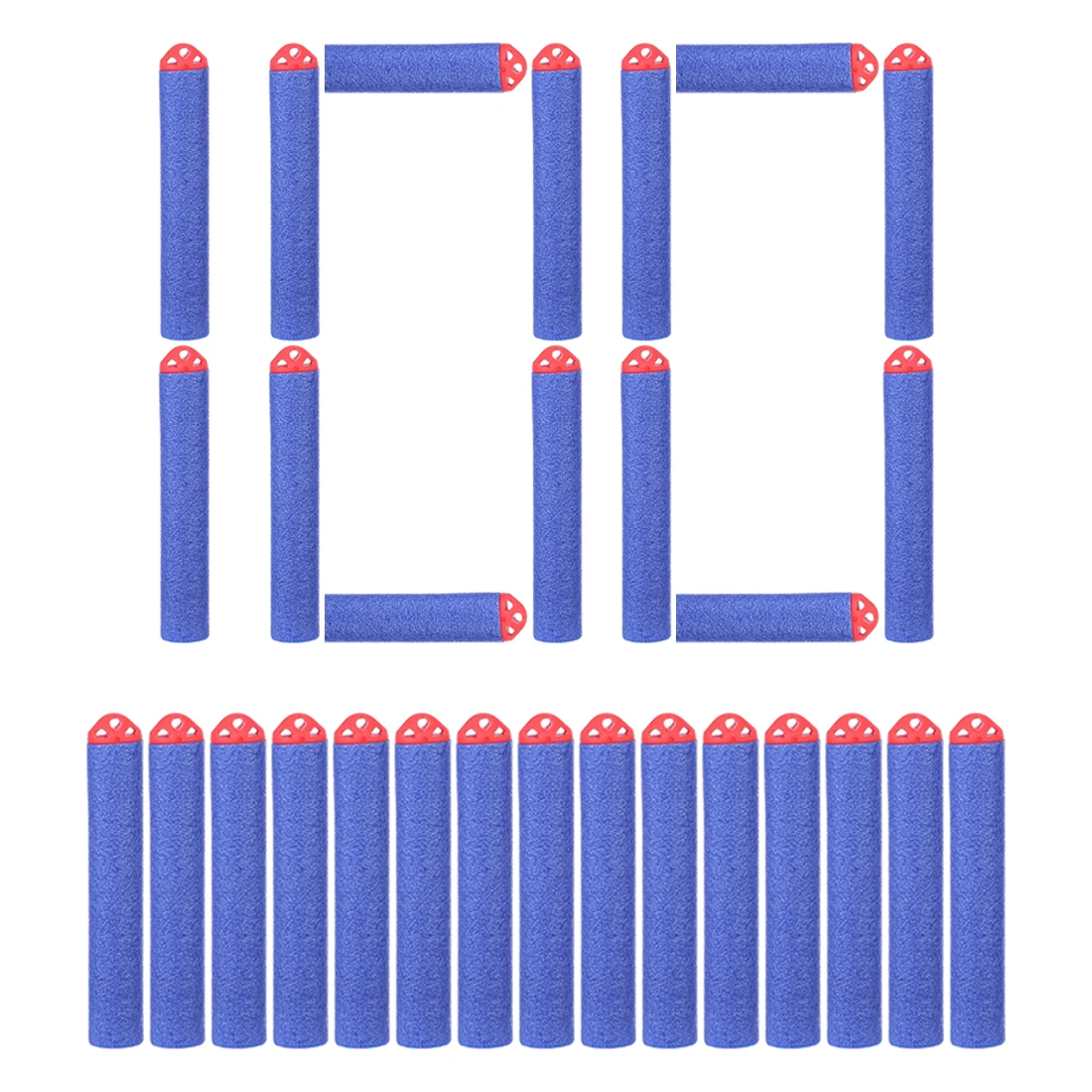 NFSTRIKE 100pcs Soft Bullet For Nerf All Blaste Soft Bullet Gun 7 X 1.3cm Pointed Umbrella-Shaped Hollow Soft Warhead Foam Dart
NFSTRIKE 100pcs Soft Bullet For Nerf All Blaste Soft Bullet Gun 7 X 1.3cm Pointed Umbrella-Shaped Hollow Soft Warhead Foam Dart