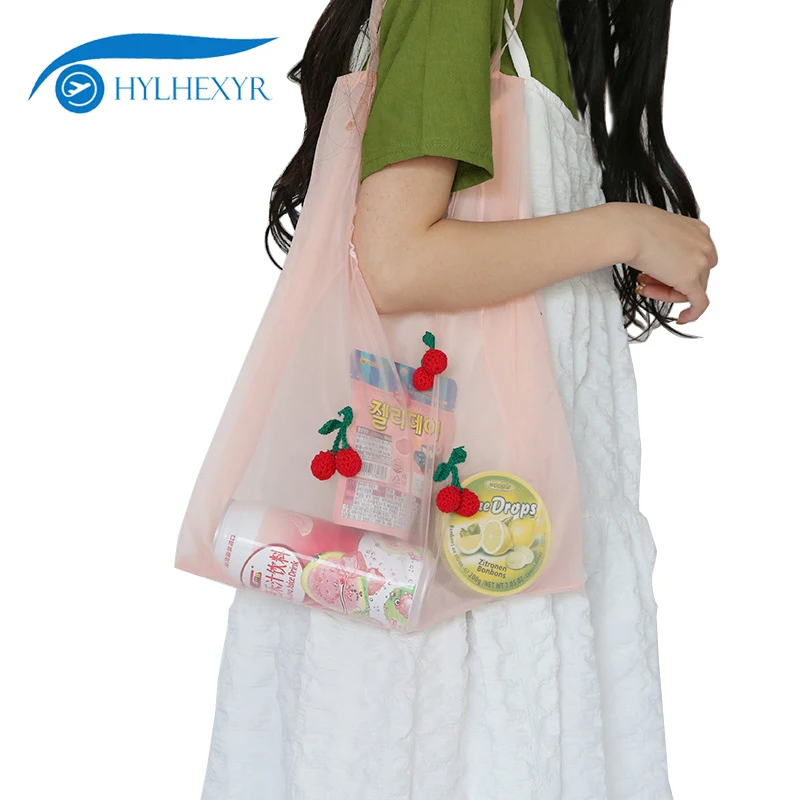 Hylhexyr Shoulder Crossbody Bags Cherry Fruit Embroidery Casual Tote Mesh Beach Shopping Bag Organza Messenger Bag Women Handbag
Hylhexyr Shoulder Crossbody Bags Cherry Fruit Embroidery Casual Tote Mesh Beach Shopping Bag Organza Messenger Bag Women Handbag