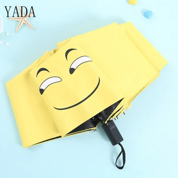 YADA Custom Fold Anti-UV Umbrella Funny Smiley Face Creative Windproof Reinforced Sunscreen Parasol Waterproof Umbrella YS421
YADA Custom Fold Anti-UV Umbrella Funny Smiley Face Creative Windproof Reinforced Sunscreen Parasol Waterproof Umbrella YS421