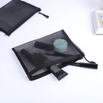 Women Cosmetic Makeup Bag Waterproof Black Toiletry Kits Pouch Transparent Travel Storage Case Portable Necessaries Washing Bag
Women Cosmetic Makeup Bag Waterproof Black Toiletry Kits Pouch Transparent Travel Storage Case Portable Necessaries Washing Bag