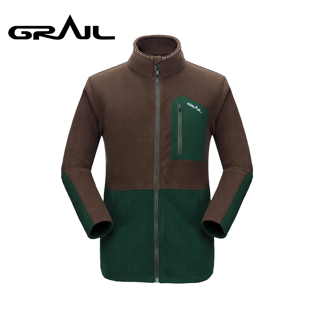 GRAIL Polartec Fleece Jacket Men Outdoor Thermal Fleece Coat Standing Collar Autumn Winter for Camping Hiking Trekking M5007A 
GRAIL Polartec Fleece Jacket Men Outdoor Thermal Fleece Coat Standing Collar Autumn Winter for Camping Hiking Trekking M5007A