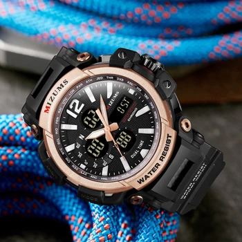 2019 MIZUMS famous brand men gentleman outdoor sports quartz wristwatches boys students rubber double display swimming watches
2019 MIZUMS famous brand men gentleman outdoor sports quartz wristwatches boys students rubber double display swimming watches