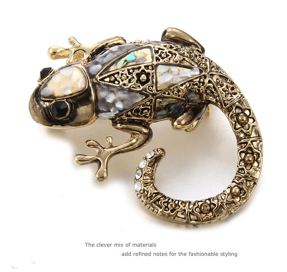 "BigLiz" - Beautiful Lizard brooch 3 "BigLiz" - Beautiful Lizard brooch 3