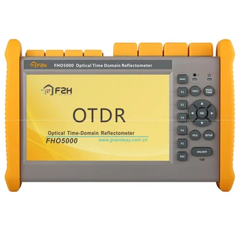 

Handheld OTDR FHO5000-D26-SM-OTDR-1310-1550nm-26/24dB,Integrated VFL 10MW Touch Screen Optical Time Domain Reflectometer BY DHL