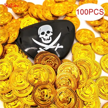 Treasure Plastic Gold Coins 100Pcs/set Child Fun Toy Golden Coins for Kids Party Supplies 100Pcs/set 7ZHH261
Treasure Plastic Gold Coins 100Pcs/set Child Fun Toy Golden Coins for Kids Party Supplies 100Pcs/set 7ZHH261