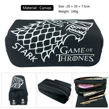 Game Thrones canvas Anime Cosmetics Bags Zipper School Pencil Case Storage Pen Bag Large Stationery Gift New
Game Thrones canvas Anime Cosmetics Bags Zipper School Pencil Case Storage Pen Bag Large Stationery Gift New