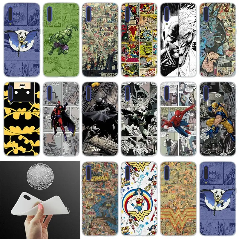 Phone Case Marvel Comics Batman Spider Man For Xiaomi 9 se 8 lite 6X 5X Mi a1 a2 A3 Lite f1 redmi 7a Note 7 pro 6 5 go Cover
Phone Case Marvel Comics Batman Spider Man For Xiaomi 9 se 8 lite 6X 5X Mi a1 a2 A3 Lite f1 redmi 7a Note 7 pro 6 5 go Cover