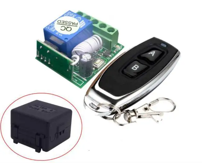 Universal DC 12 v mini wireless remote control switch system receiver+transmitter
Universal DC 12 v mini wireless remote control switch system receiver+transmitter