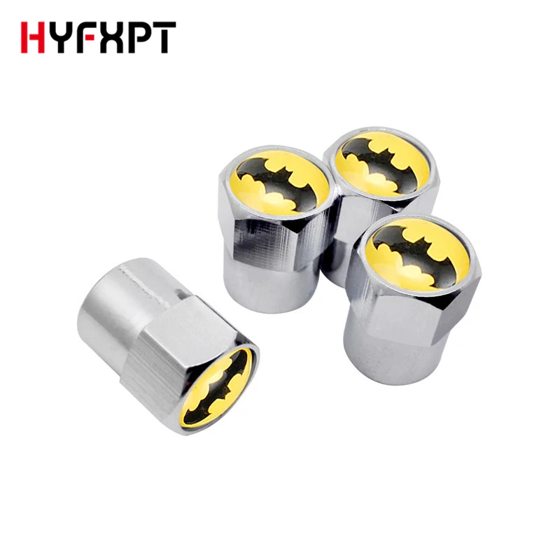 4Pcs Car-Styling Car Tire Valve Caps Universal Tyre Stems Cap With Bat Batman Emblem Logo Motorcycle accessories
4Pcs Car-Styling Car Tire Valve Caps Universal Tyre Stems Cap With Bat Batman Emblem Logo Motorcycle accessories