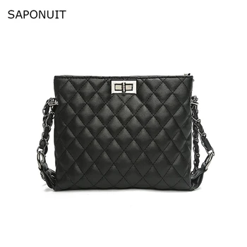 SAPONUIT fashion 2019 luxury chain handbags women plaid shoulder bag high quality pu leather black crossbody bags
SAPONUIT fashion 2019 luxury chain handbags women plaid shoulder bag high quality pu leather black crossbody bags