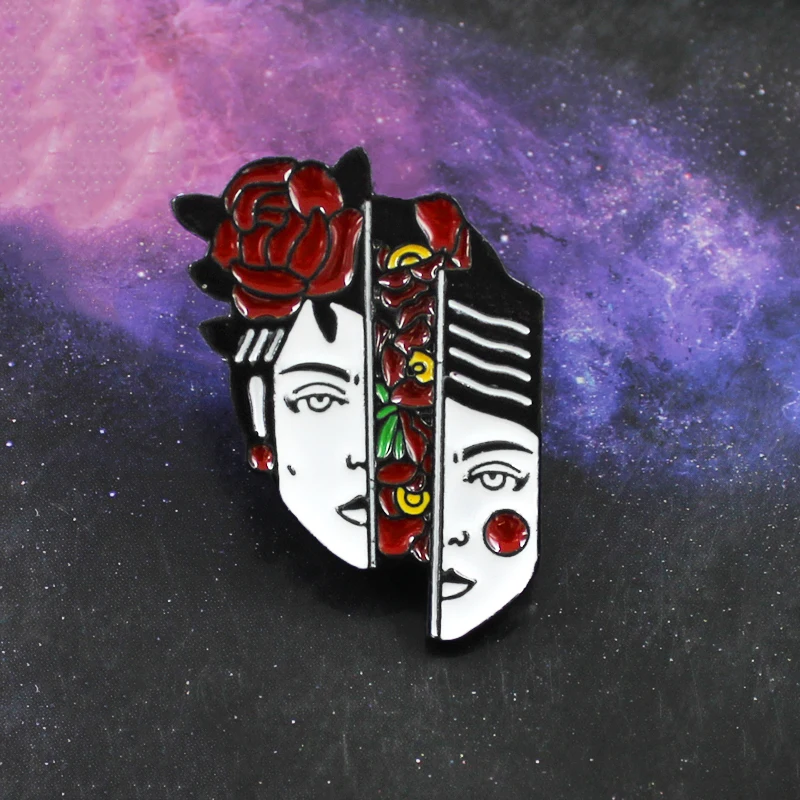 XEDZ New fashion separation facial skin care flower shape hairpin female brooch cool badge girl punk brooch brooch
XEDZ New fashion separation facial skin care flower shape hairpin female brooch cool badge girl punk brooch brooch
