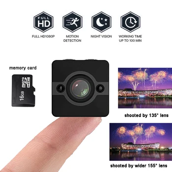 SQ12 1080P HD Mini Camera Sports DV Camcorder Mini Cam Recorder with Night Vision Motion Detection 150 Wide Angle Len
SQ12 1080P HD Mini Camera Sports DV Camcorder Mini Cam Recorder with Night Vision Motion Detection 150 Wide Angle Len