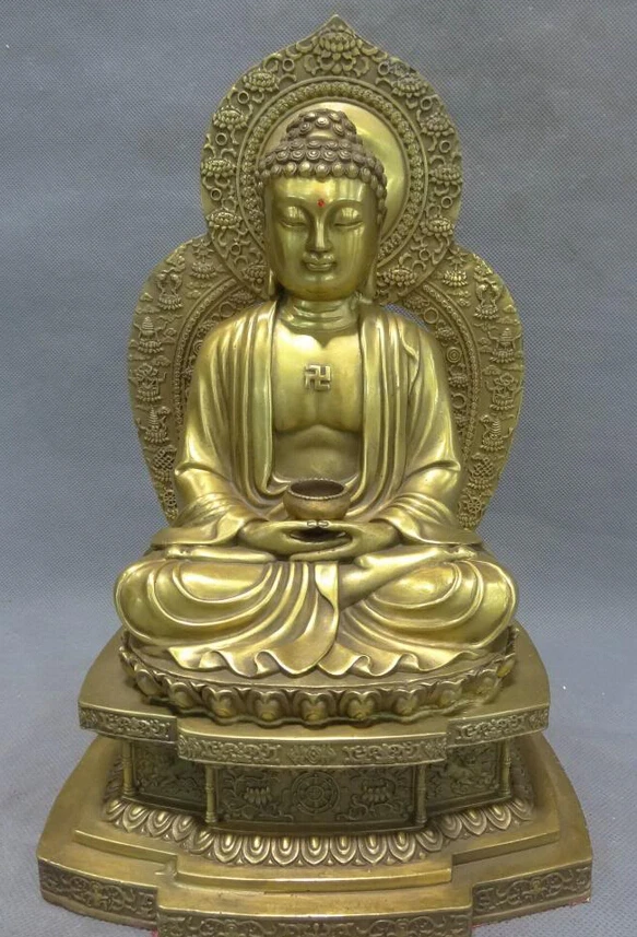 song voge gem S2903 12" Tibet Pure Brass Buddhist Joss Sakyamuni Shakyamuni Buddha Set Bowl Statue
song voge gem S2903 12" Tibet Pure Brass Buddhist Joss Sakyamuni Shakyamuni Buddha Set Bowl Statue