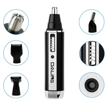 4-in-1 Electric Nose Hair Trimmer Multifunctional Reciprocating Type Beard Shaver Sideburns Cutter Eyebrow Shaping Device
4-in-1 Electric Nose Hair Trimmer Multifunctional Reciprocating Type Beard Shaver Sideburns Cutter Eyebrow Shaping Device