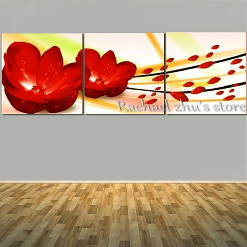 Hand Painted Modern Three Picture Combination Flower Oil Painting On Canvas Absract Art Wall Picturer For Living Room Home Decor
Hand Painted Modern Three Picture Combination Flower Oil Painting On Canvas Absract Art Wall Picturer For Living Room Home Decor