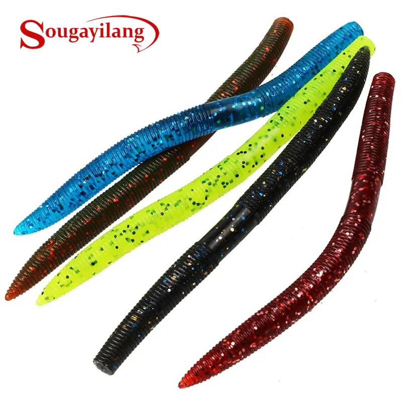 Sougayilang Big Worm Soft Fishing Lure Worm 9g 142mm 10PCS Soft Fishing Lure Artificial Bait for Lake River Sea Fishing
Sougayilang Big Worm Soft Fishing Lure Worm 9g 142mm 10PCS Soft Fishing Lure Artificial Bait for Lake River Sea Fishing