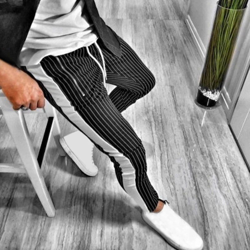 Workout Jogging Pants Men Spring Autumn Striped Sport Sweatpants Long Pants Men Fitness Joggers Bodybuilding Trousers
Workout Jogging Pants Men Spring Autumn Striped Sport Sweatpants Long Pants Men Fitness Joggers Bodybuilding Trousers