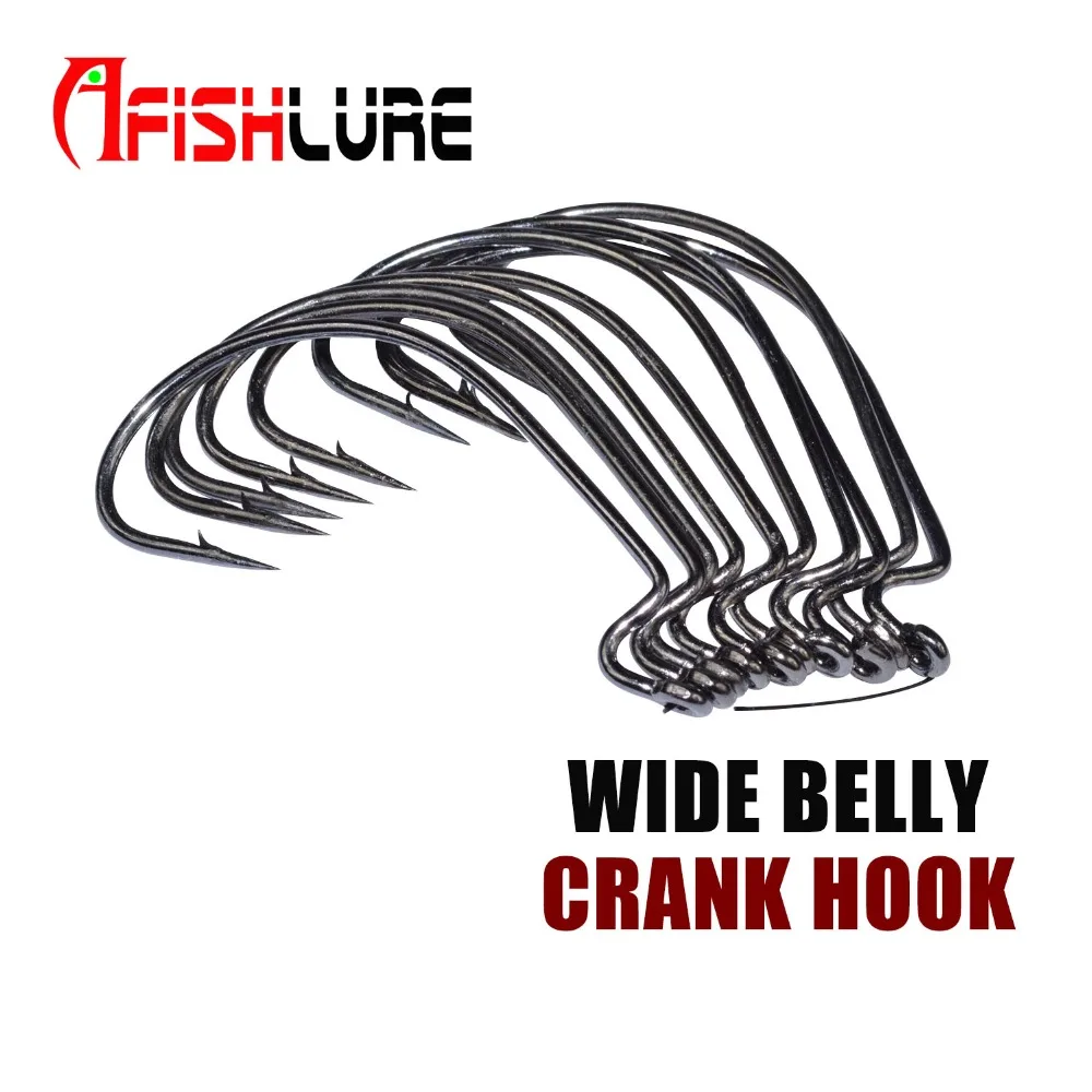 Soft Lure Hooks 10pcs/bag Offset Hook #2/#1/#1/0/#2/0/#3/0/#4/0/#5/0 Wide Belly Crank Hook Soft Bait Fishing Hooks Lure Fishing
Soft Lure Hooks 10pcs/bag Offset Hook #2/#1/#1/0/#2/0/#3/0/#4/0/#5/0 Wide Belly Crank Hook Soft Bait Fishing Hooks Lure Fishing