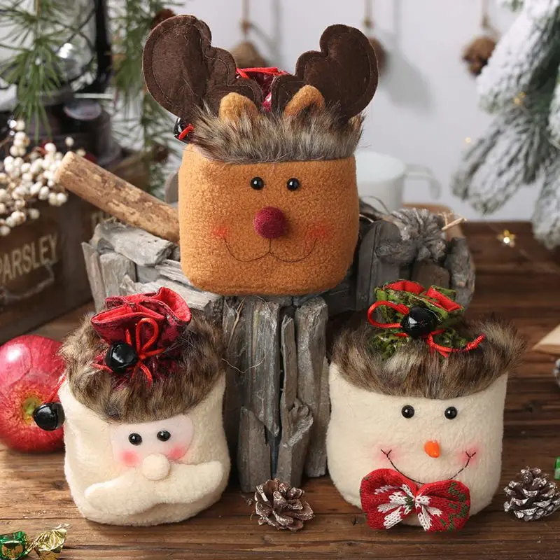 Christmas Santa Claus Snowman Elk Storage Packaging Candy Party Gift Present Bag with Bell Xmas Decor Supplies
Christmas Santa Claus Snowman Elk Storage Packaging Candy Party Gift Present Bag with Bell Xmas Decor Supplies