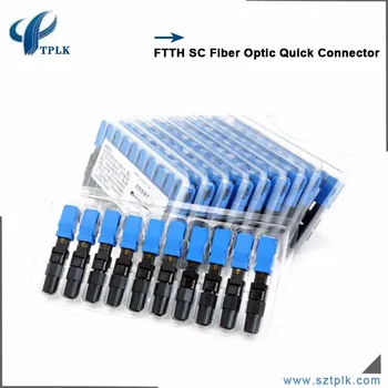 Best price 1000pcs High Quality SC UPC fast connector Optical Fiber Connector SC UPC FTTH SC UPC Fast Connector single-mode 
Best price 1000pcs High Quality SC UPC fast connector Optical Fiber Connector SC UPC FTTH SC UPC Fast Connector single-mode