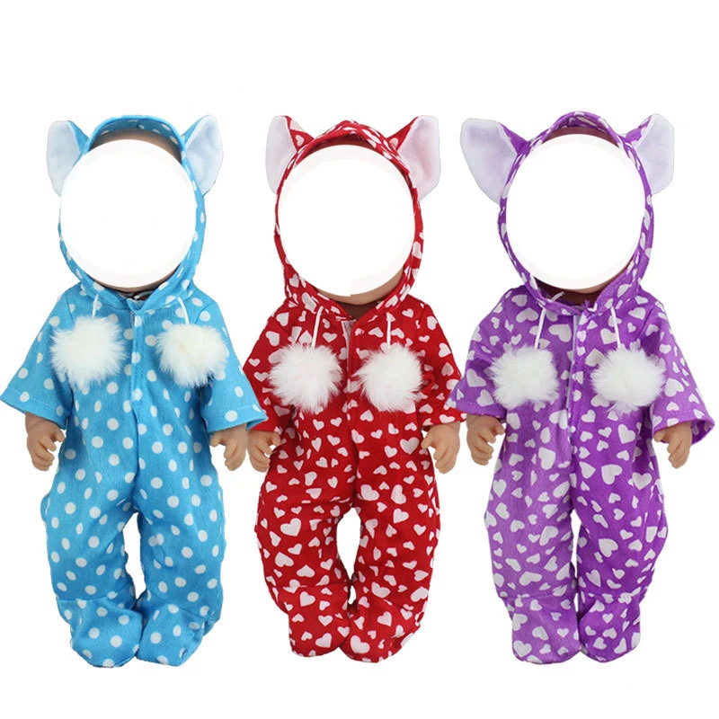 Doll coat for 18 inch baby doll Rompers for 18" bebe born doll clothes doll accessory baby girl toys
Doll coat for 18 inch baby doll Rompers for 18" bebe born doll clothes doll accessory baby girl toys