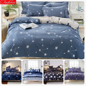 Blue Galaxy Star Sky Pattern Duvet Cover 3pcs 4pcs Bedding Set Kids Cotton Soft Fabric Bed Linens 1.5m 1.8m 2m Single Queen Size
Blue Galaxy Star Sky Pattern Duvet Cover 3pcs 4pcs Bedding Set Kids Cotton Soft Fabric Bed Linens 1.5m 1.8m 2m Single Queen Size