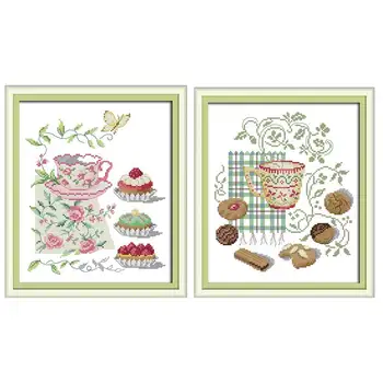 Afternoon tea Patterns Counted Cross Stitch 11CT 14CT Cross Stitch Set Wholesale Cross-stitch Kit Embroidery Needlework
Afternoon tea Patterns Counted Cross Stitch 11CT 14CT Cross Stitch Set Wholesale Cross-stitch Kit Embroidery Needlework