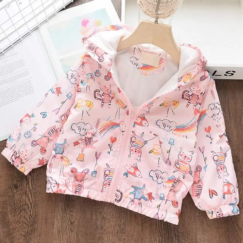 Children's Clothes 2019 New Spring Autumn Baby Boys And Girls Jackets Kids Hooded Cartoon Print Outerwear Hooded Clothes
Children's Clothes 2019 New Spring Autumn Baby Boys And Girls Jackets Kids Hooded Cartoon Print Outerwear Hooded Clothes