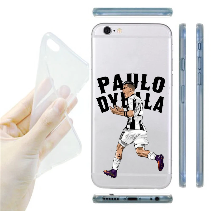 BZWGL Brand Paulo Dybala phone case for iphone 5 5s 6 6s 7 8 plus X 6plus soft TPU Transparent Football print case
BZWGL Brand Paulo Dybala phone case for iphone 5 5s 6 6s 7 8 plus X 6plus soft TPU Transparent Football print case