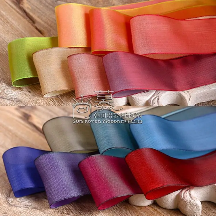 100yards 25/38mm double face double color fantasy korean ribbon for wedding party decoration hair bow accessories craft supplies
100yards 25/38mm double face double color fantasy korean ribbon for wedding party decoration hair bow accessories craft supplies