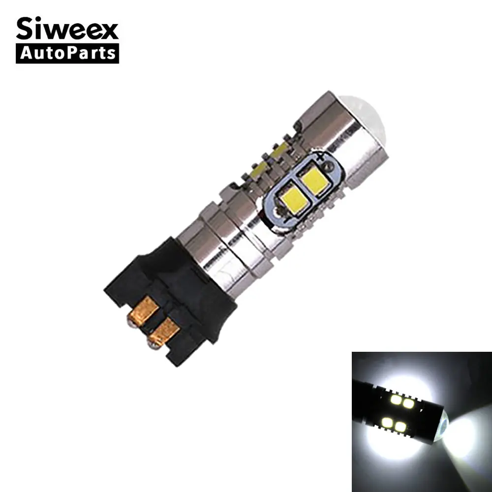 1 шт. PW24W PWY24W авто светодиодный светильник 10 SMD 2323 лампы объектив белый s