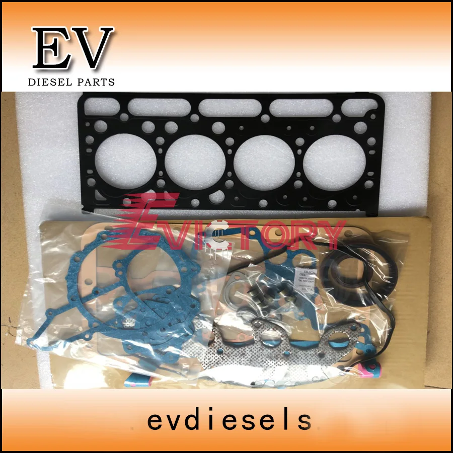 EV For Kubota V2003 V2003T V2003DI V2003M full gasket kit with cylinder head gasket
EV For Kubota V2003 V2003T V2003DI V2003M full gasket kit with cylinder head gasket