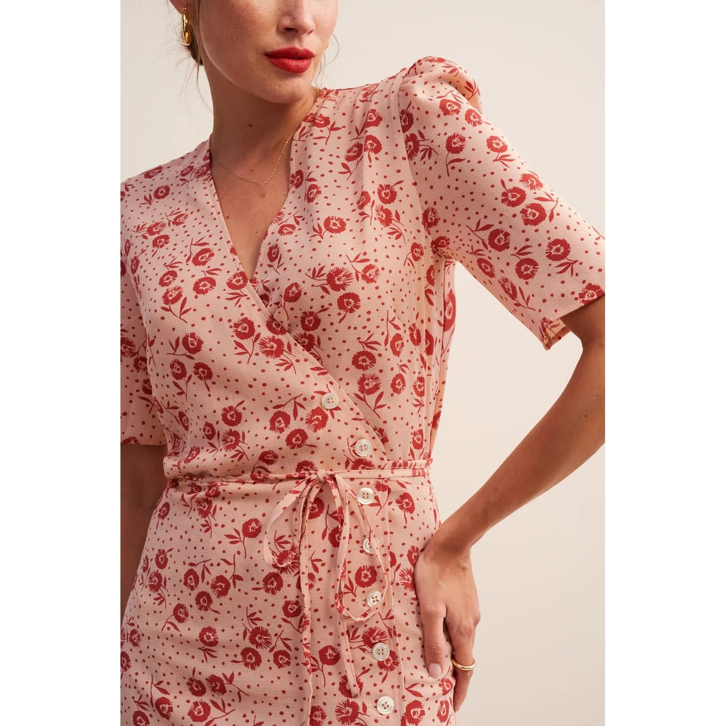 2019 Fashion Buttons Fastening Tie Front Women Dress Vintage Purple Floral Print Wrap Dress Casual Mini Dress
2019 Fashion Buttons Fastening Tie Front Women Dress Vintage Purple Floral Print Wrap Dress Casual Mini Dress