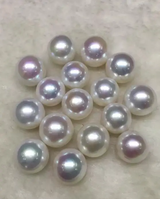 12x16mm Rose Shell Pearl Drop Dangle Boucles d/'oreilles AAA GRADE