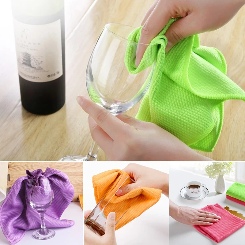 Practical Absorbent Microfibre Kitchen Tea Towels Dish Quick Drying Cleaning Towel Cloth Multi-purpose Dishcloth Tools
Practical Absorbent Microfibre Kitchen Tea Towels Dish Quick Drying Cleaning Towel Cloth Multi-purpose Dishcloth Tools