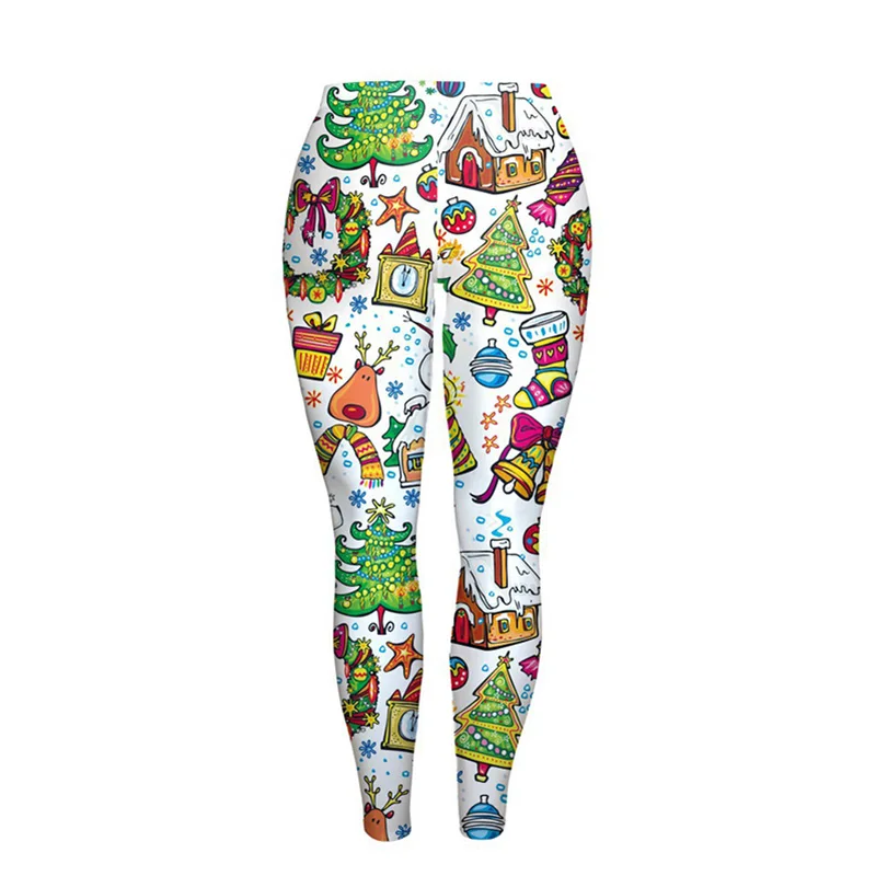 Female Yoga Stretch Leggings Tracksuit Pant Christmas Design Snowflake Pattern Printing Elastic Perspiration Breathable Pants
Female Yoga Stretch Leggings Tracksuit Pant Christmas Design Snowflake Pattern Printing Elastic Perspiration Breathable Pants