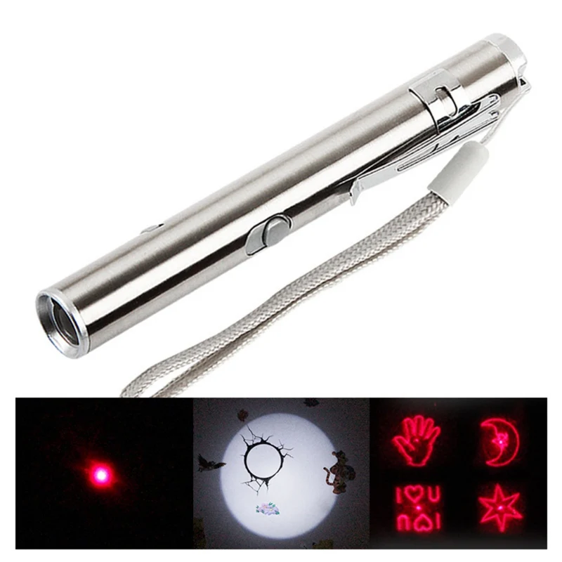12.5X1.5cm Pet Cat LED Laser Toys Pointer light Pen USB Charge With Bright Shadow 4 Pattern Laser
12.5X1.5cm Pet Cat LED Laser Toys Pointer light Pen USB Charge With Bright Shadow 4 Pattern Laser