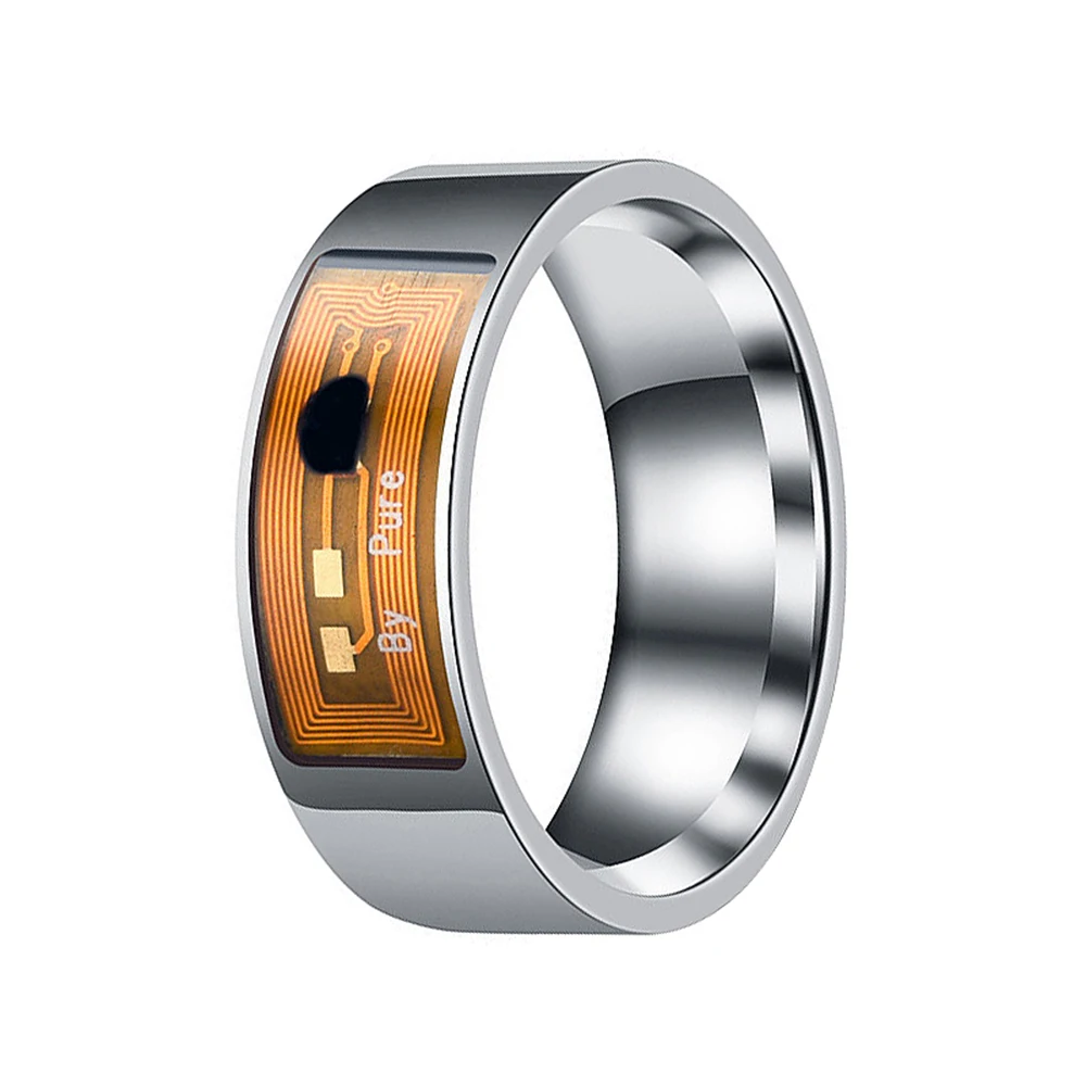 NFC Smart Ring Stainless Steel Intelligent Chip Magic Finger NFC Ring IC ID Card for NFC Mobile Phone Waterproof Smart Ring
NFC Smart Ring Stainless Steel Intelligent Chip Magic Finger NFC Ring IC ID Card for NFC Mobile Phone Waterproof Smart Ring