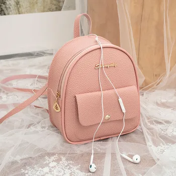 Women Mini Backpack Litchi Pattern Large Capacity Single Shoulder Bag for School Travel New
Women Mini Backpack Litchi Pattern Large Capacity Single Shoulder Bag for School Travel New